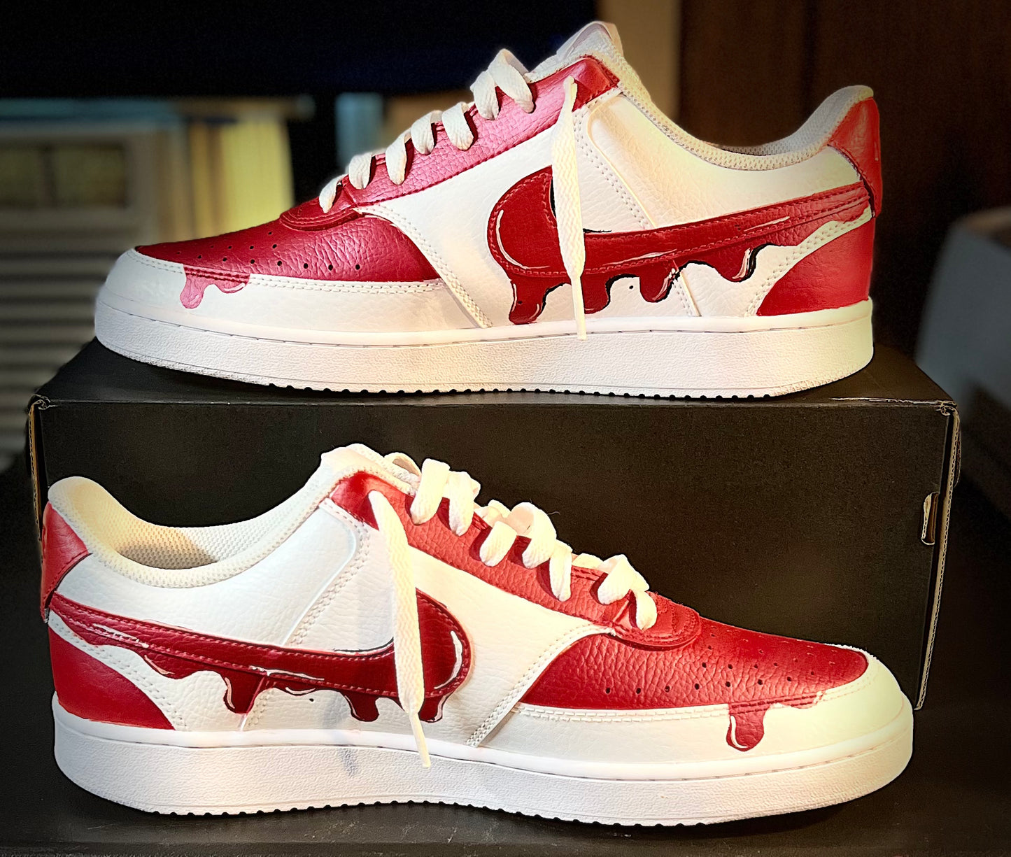 Custom Drip Nike Court low