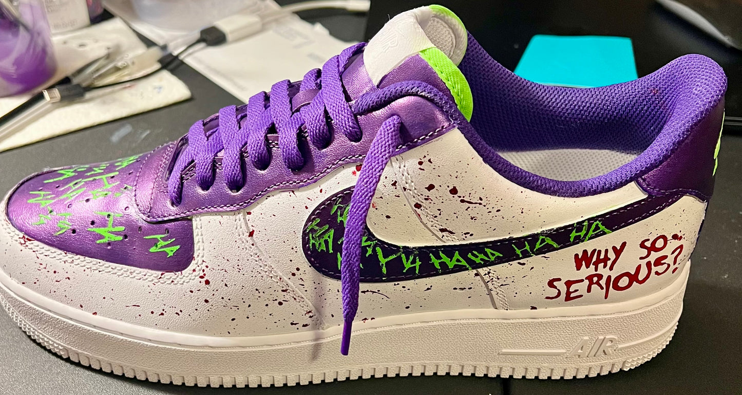 Custom Joker Air Force 1’s