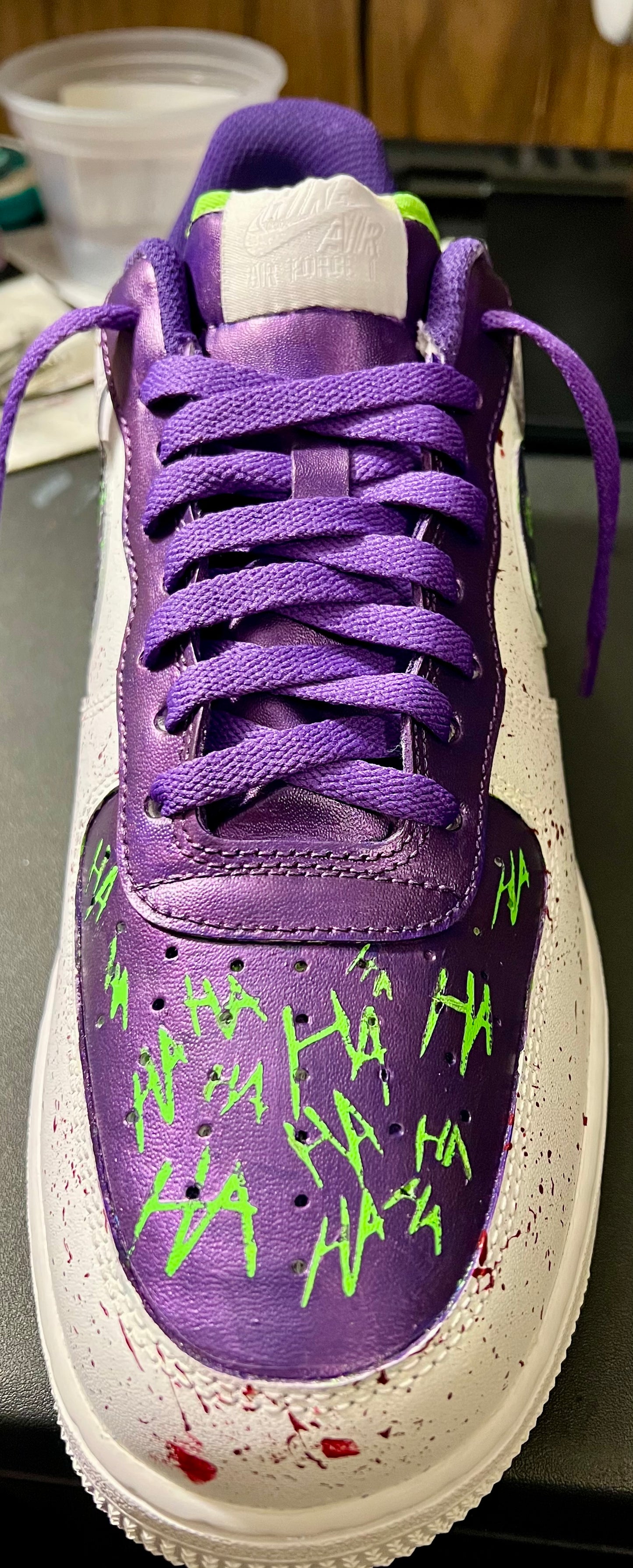 Custom Joker Air Force 1’s