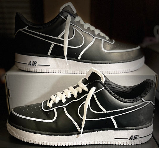 Custom Black & White AF1’s