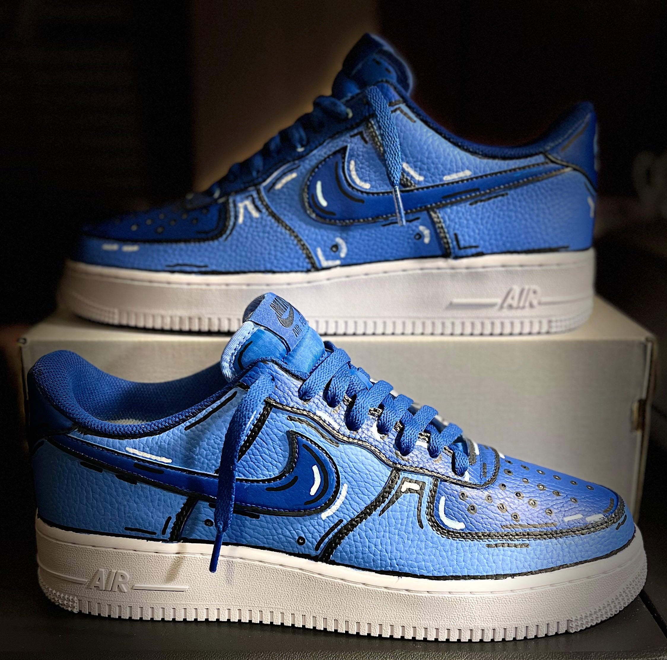 Air force 1 low custom cartoon online