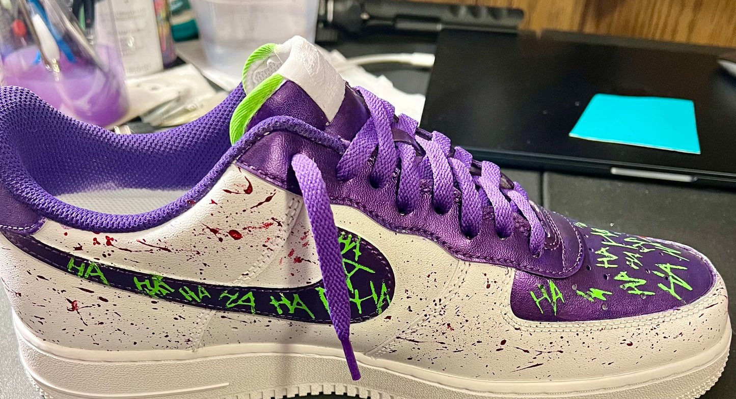 Custom Joker Air Force 1’s