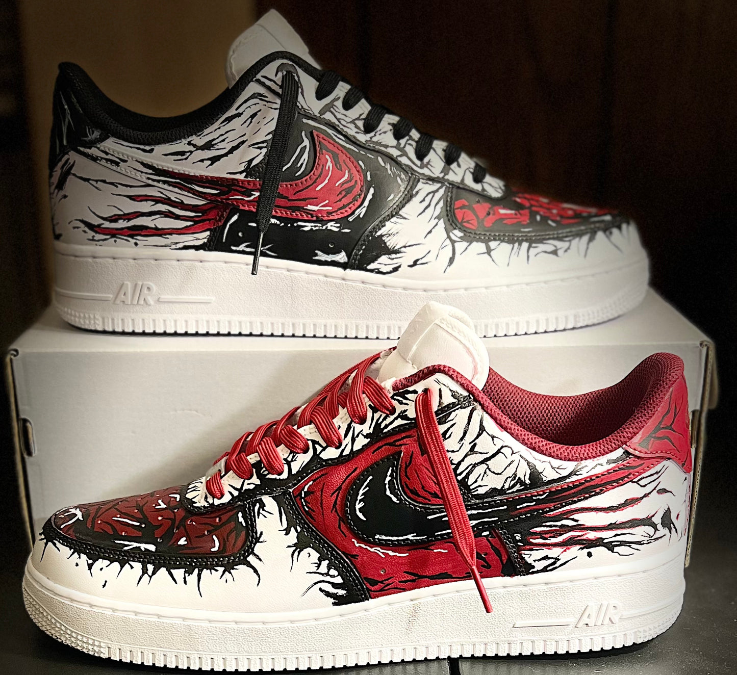 Carnage custom Air Force 1’s