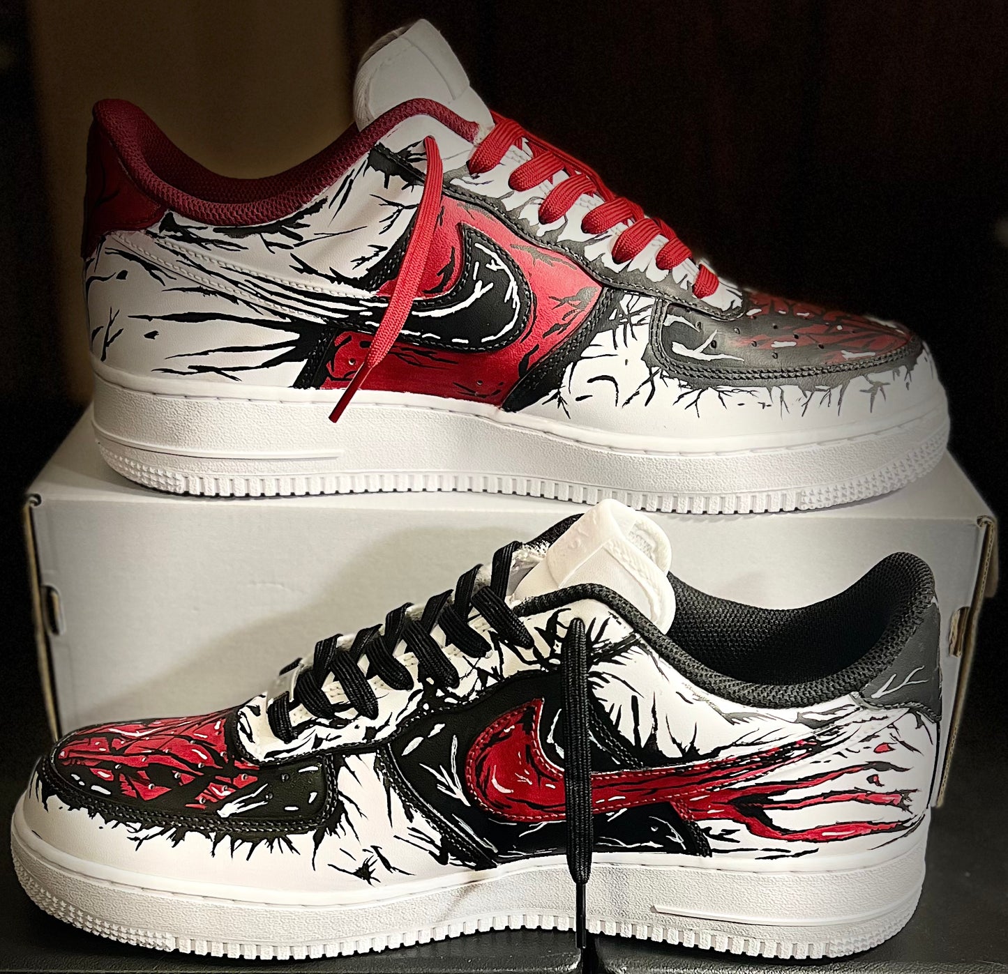 Carnage custom Air Force 1’s