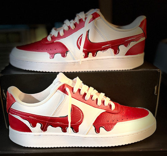 Custom Drip Nike Court low